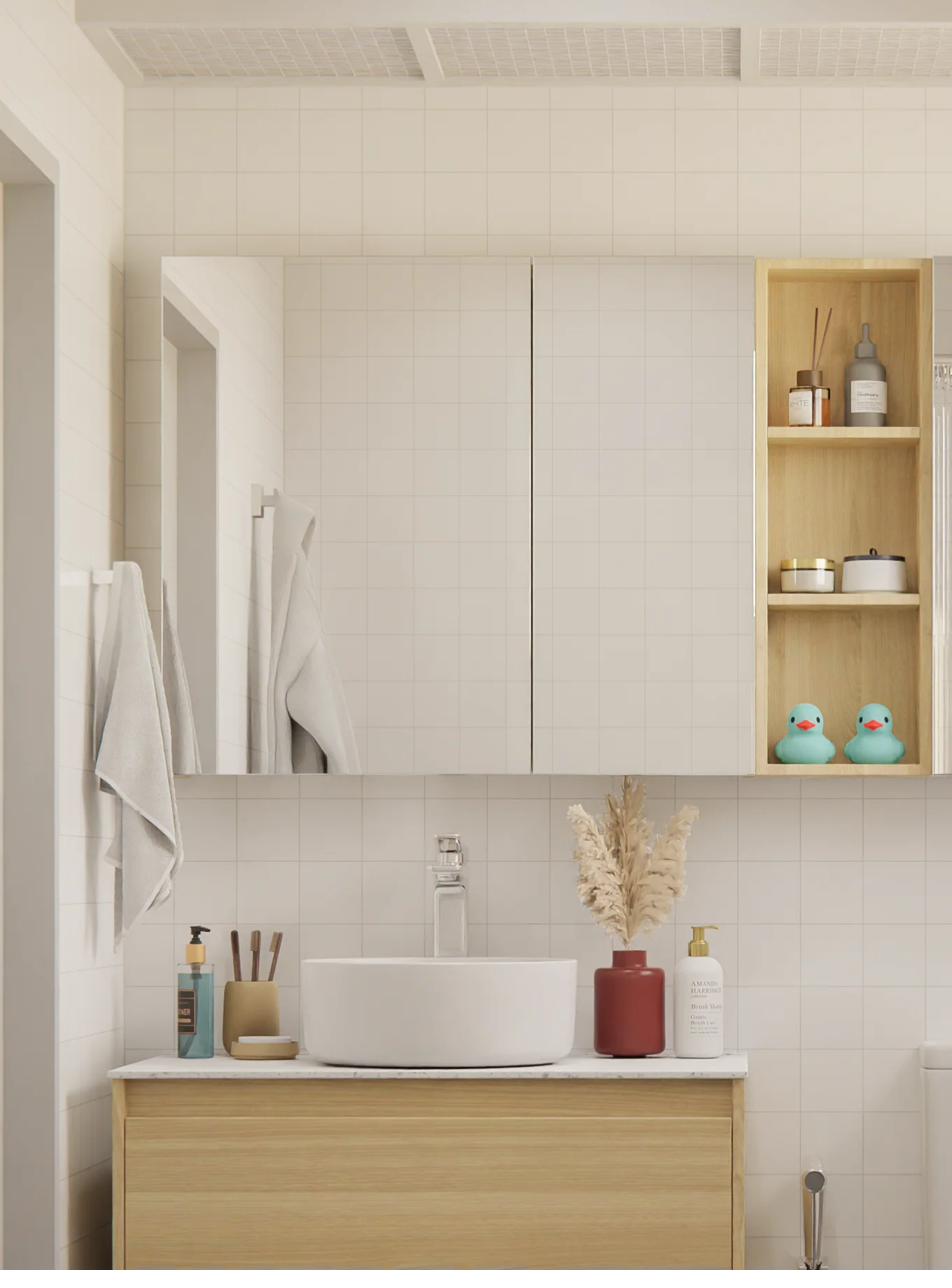 HERA Birch vanity cabinet